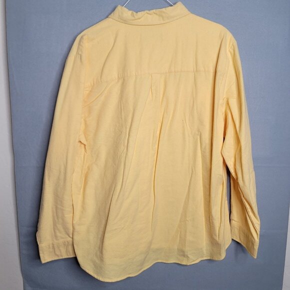 Stone Creel Men's Size XL Yellow Cotton Outdoor Button Up Long Sleeve - Picture 3 of 4